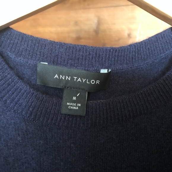Ann Taylor Navy Sweater - Picture 2 of 8